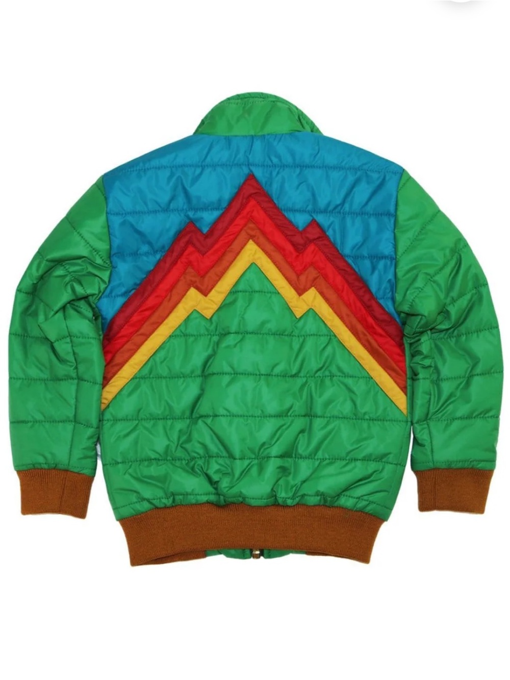 Aviator Nation Kids All Seasons Amazon Green Puffer Jacket 8